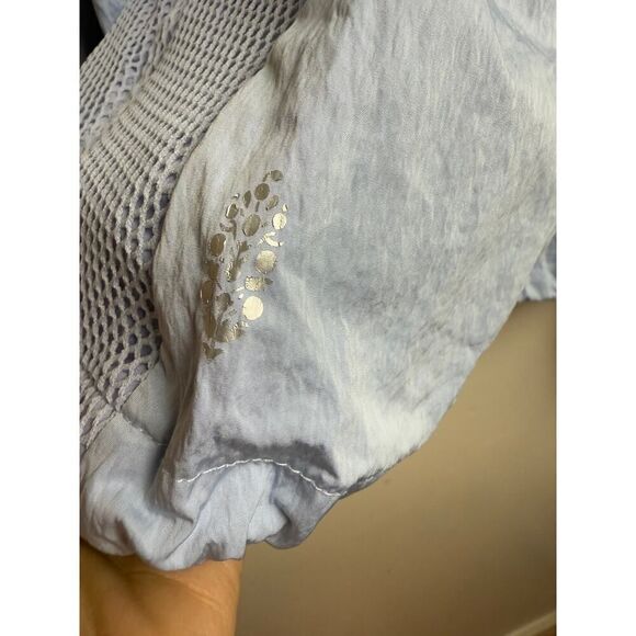 Free People Movement Thanks a Bunch Jacket in Periwinkle Dreams Sz. L - Picture 6 of 6